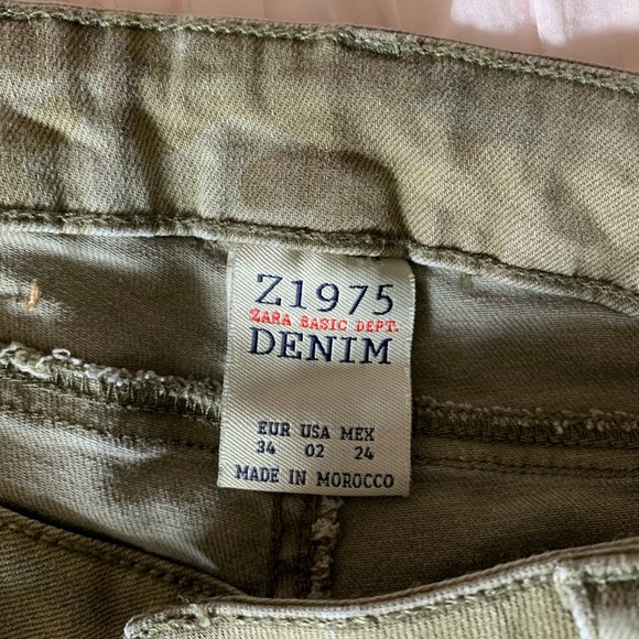 Camouflage Zara Skinny Jeans - Picture 3 of 3